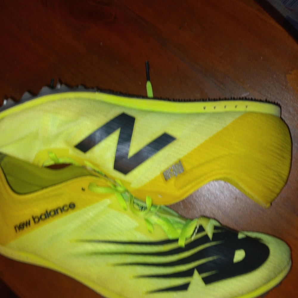 New Balance Neon Yellow Track Spikes